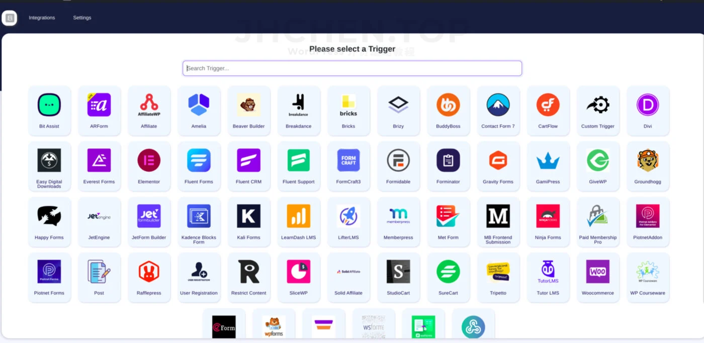 wordpress连接api插件 bit integrations