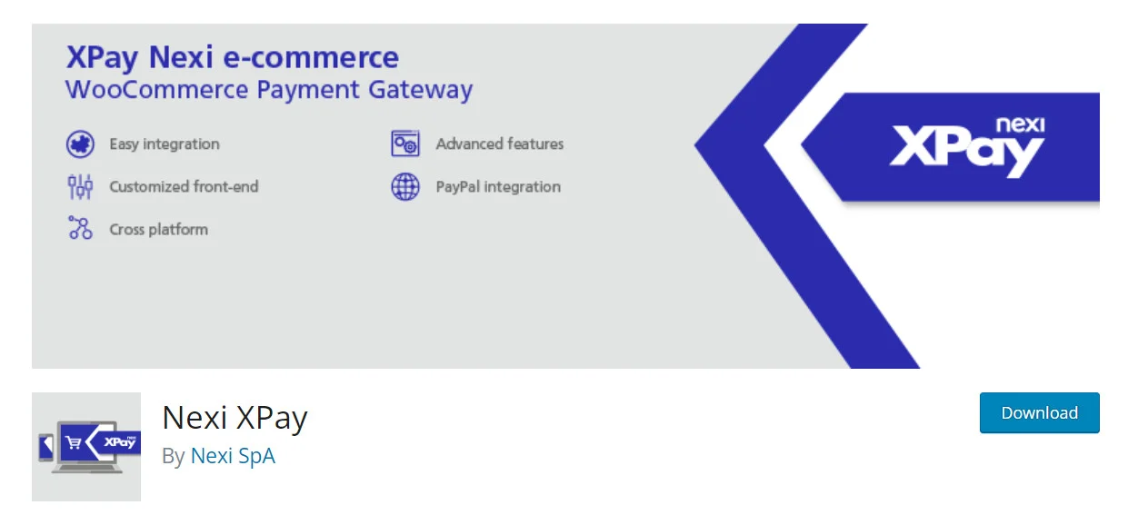 nexi xplay woocommerce插件