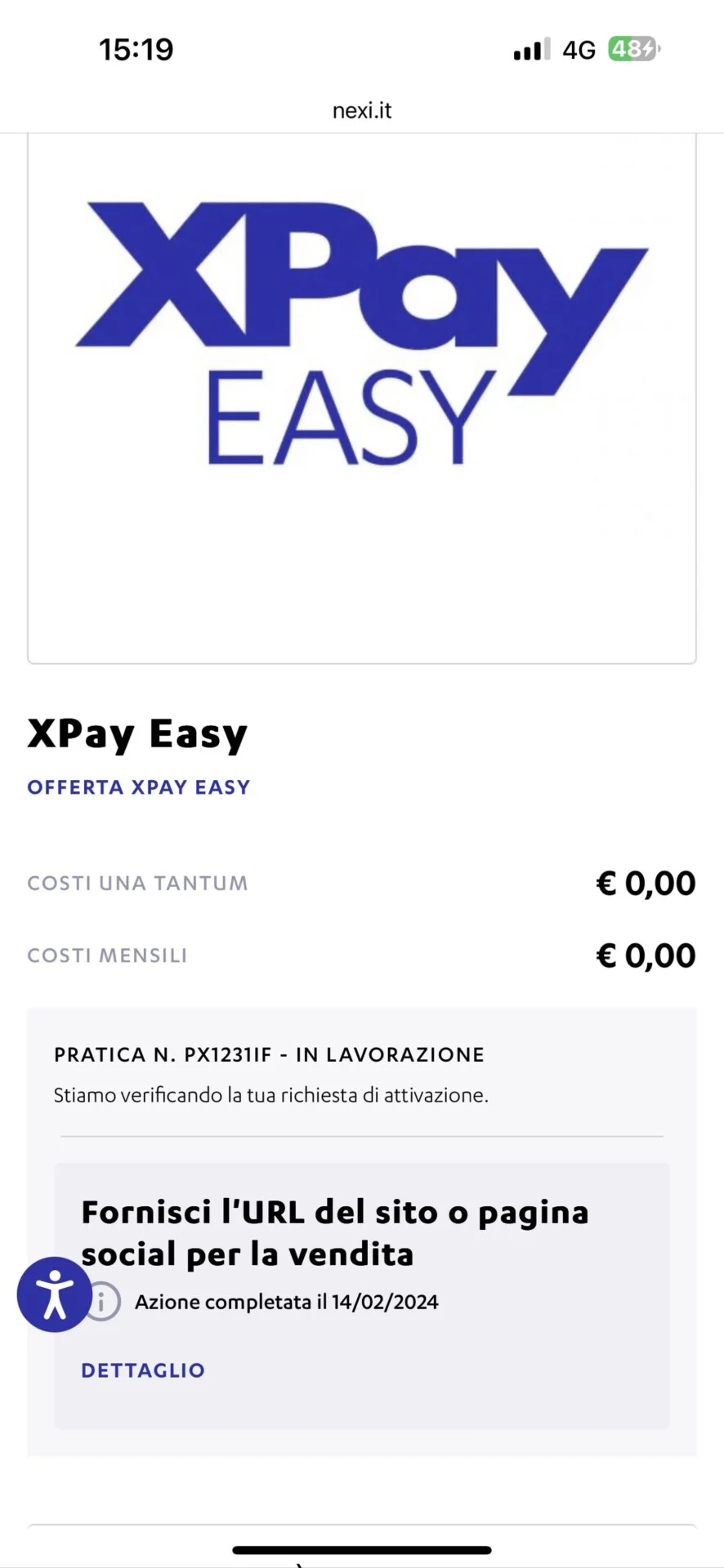 nexi xpay 网站审核